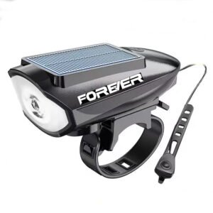2-in-1 Solar & USB Rechargeable Bike Light